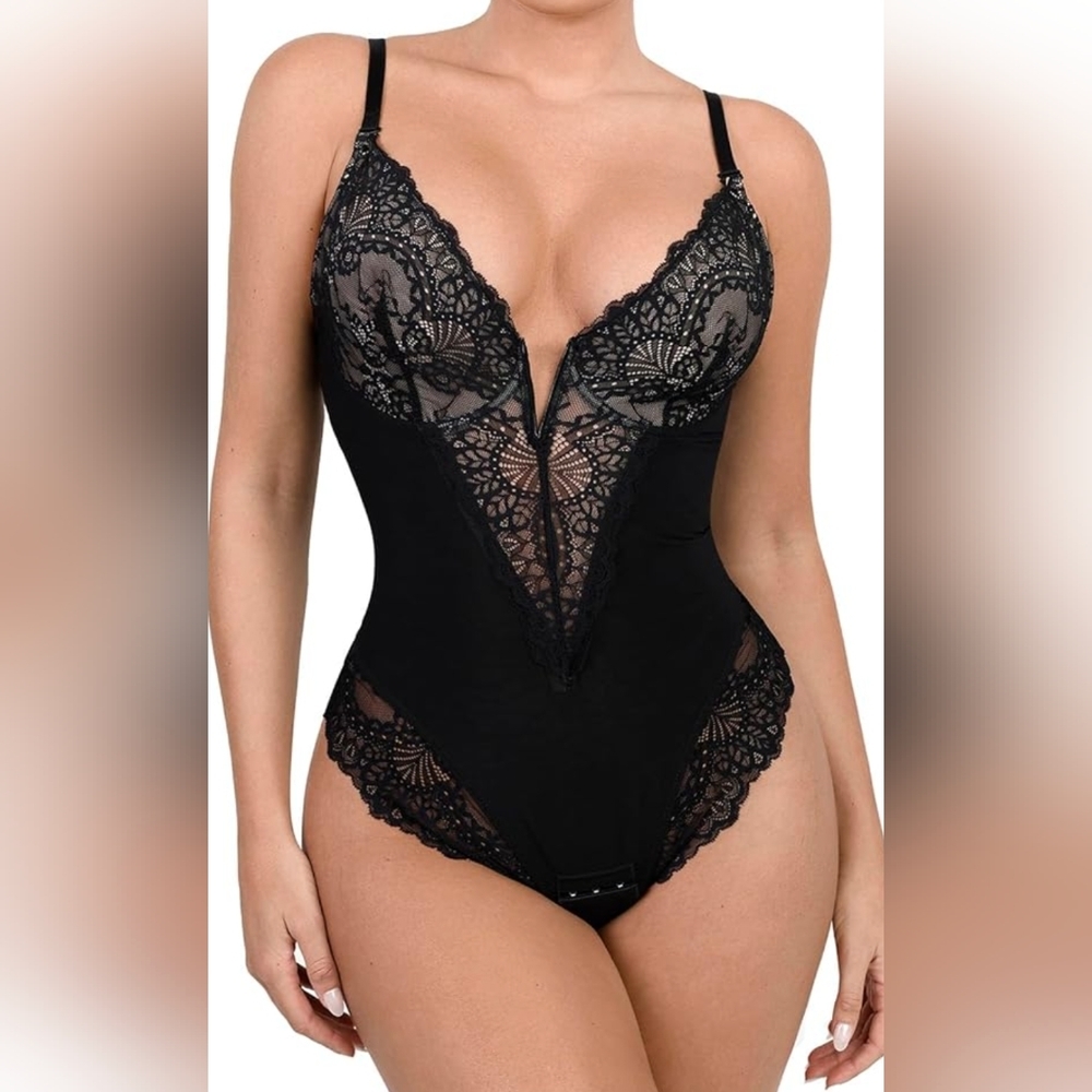Lace Shapewear Bodysuit Lingerie
